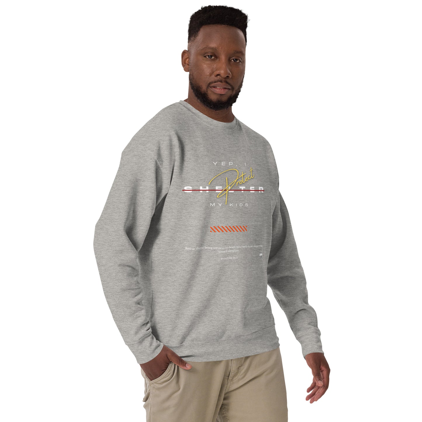 BKOC - "Yep, I Protect My Kids Unapologetically"- Unisex Premium Sweatshirt