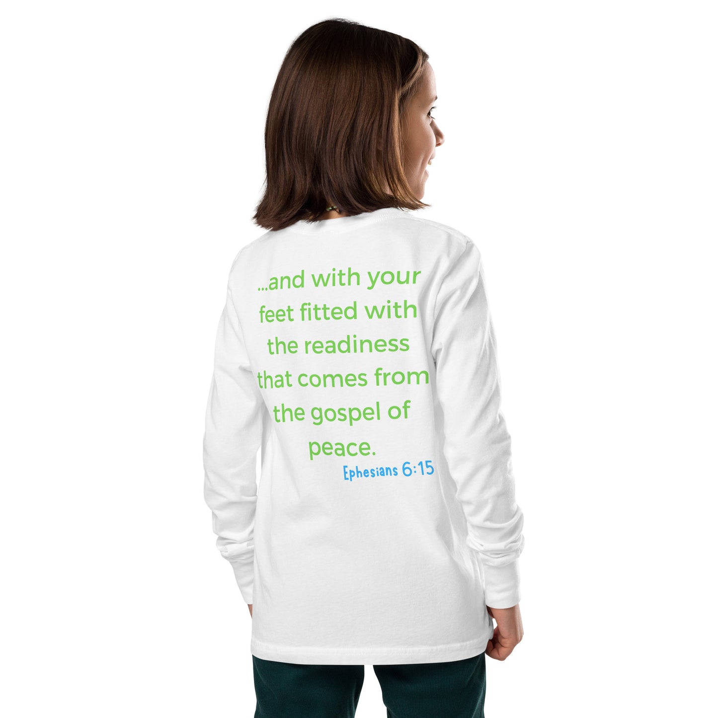 KOC Kids Peacemaker Not A Troublemaker - Youth long sleeve tee