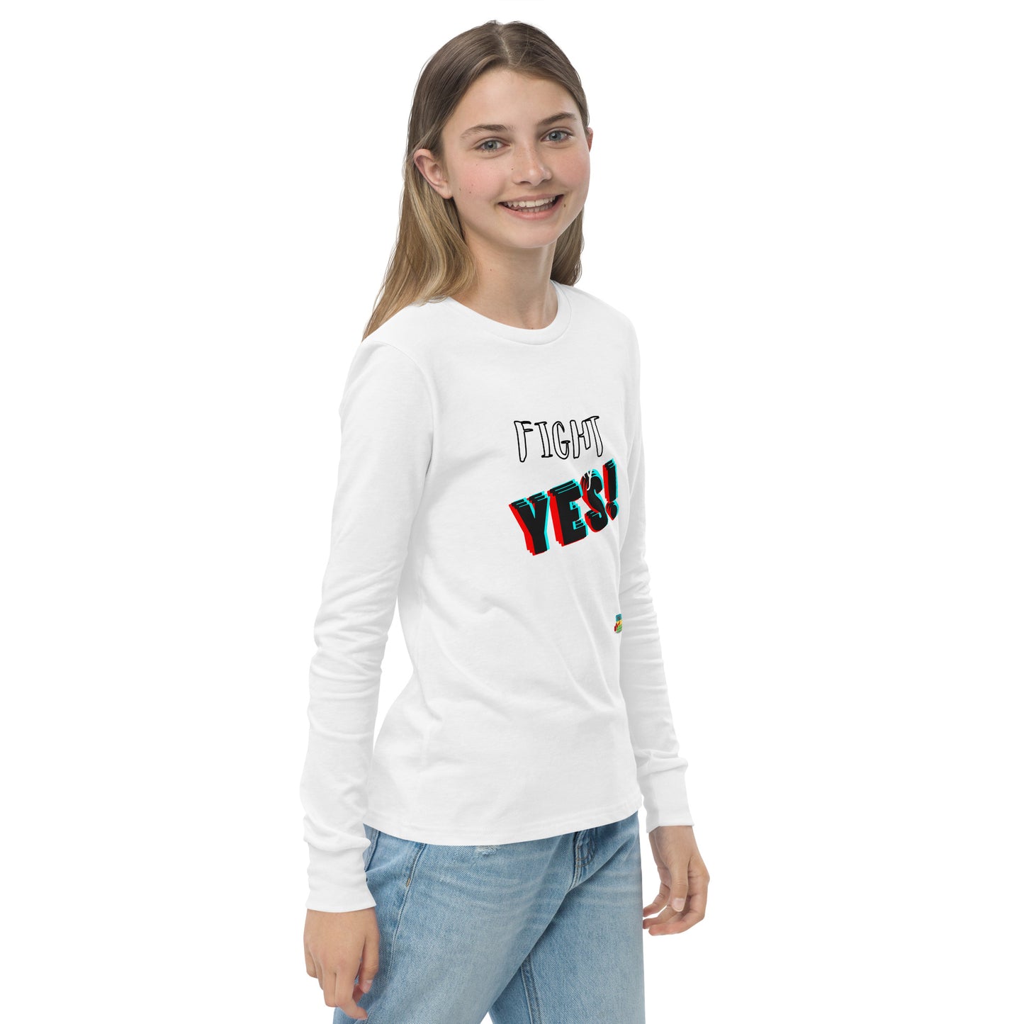 KOC Kids I Will Fight For My Yes - Youth long sleeve tee