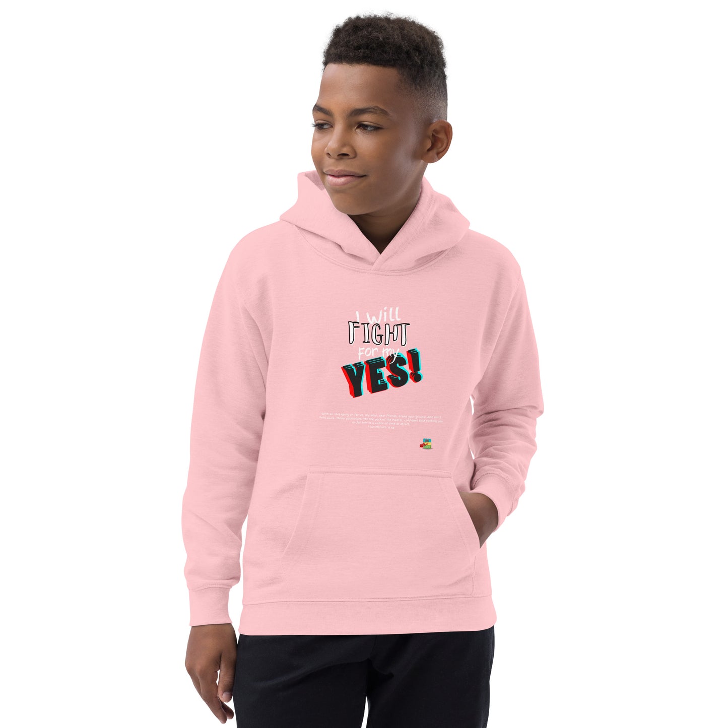 KOC Kids I Will Fight For My Yes - Kids Hoodie