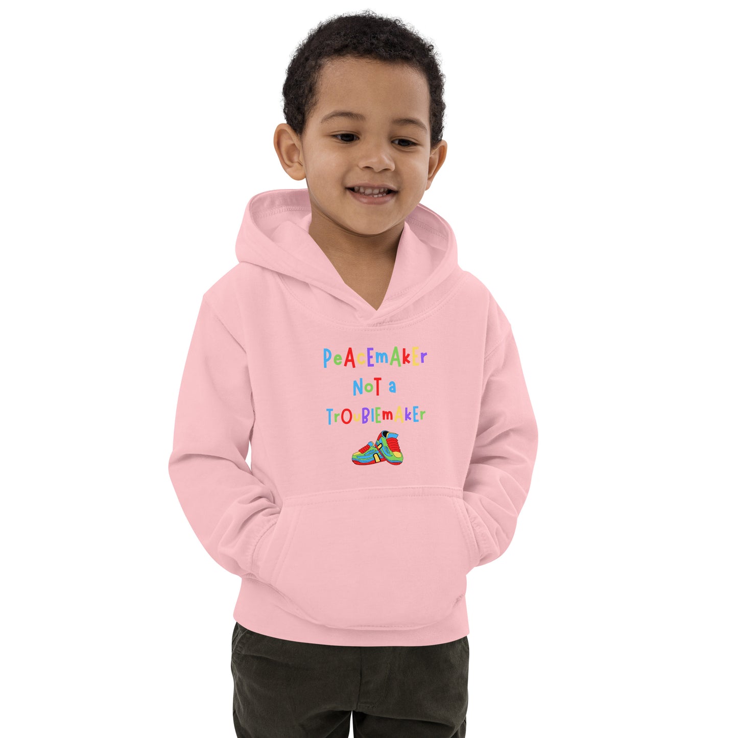 KOC Kids Peacemaker Not A Troublemaker - Kids Hoodie