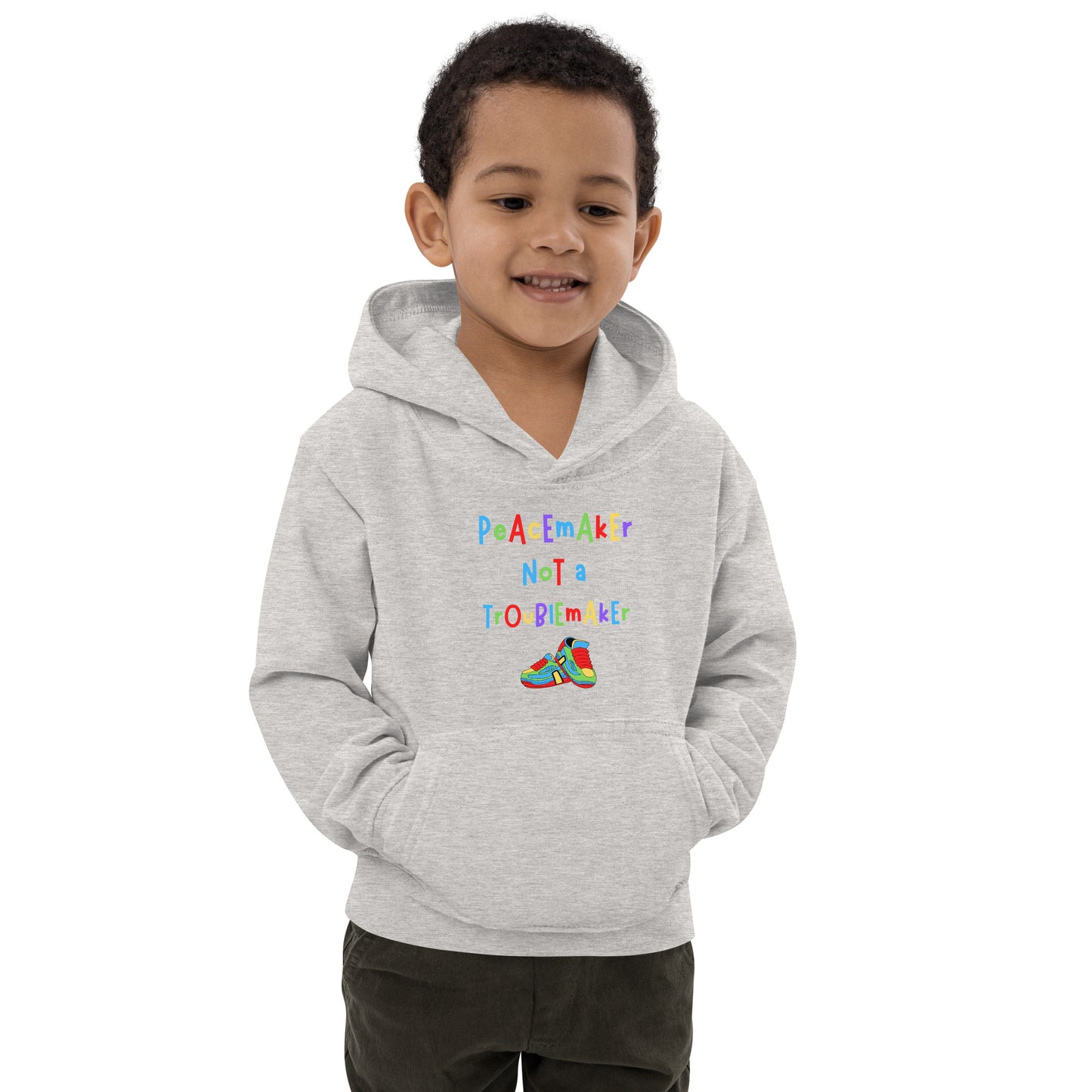 KOC Kids Peacemaker Not A Troublemaker - Kids Hoodie