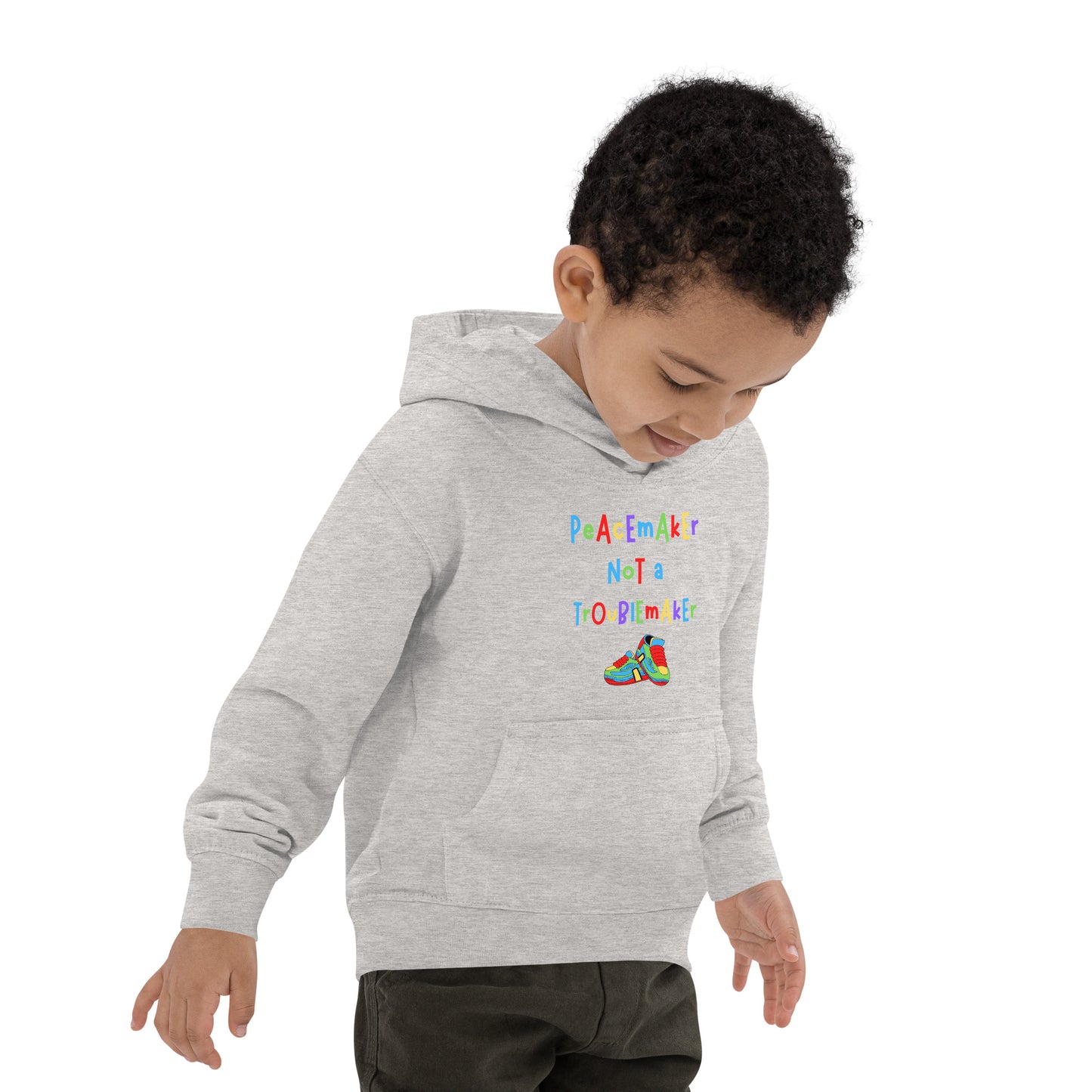 KOC Kids Peacemaker Not A Troublemaker - Kids Hoodie