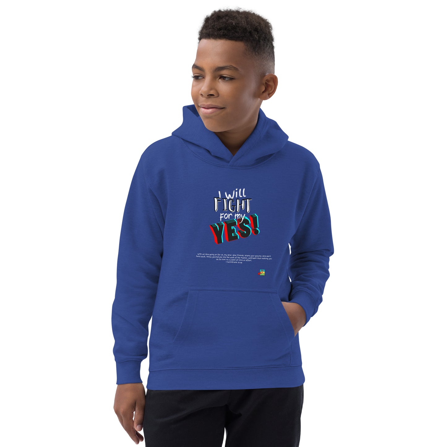 KOC Kids I Will Fight For My Yes - Kids Hoodie