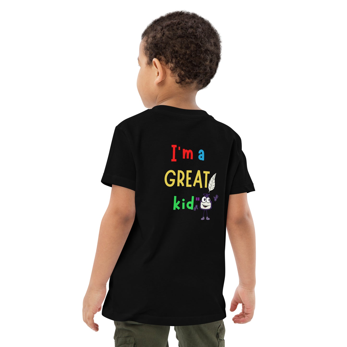 KOC Kids Having A Great Day Because... - Organic cotton kids t-shirt