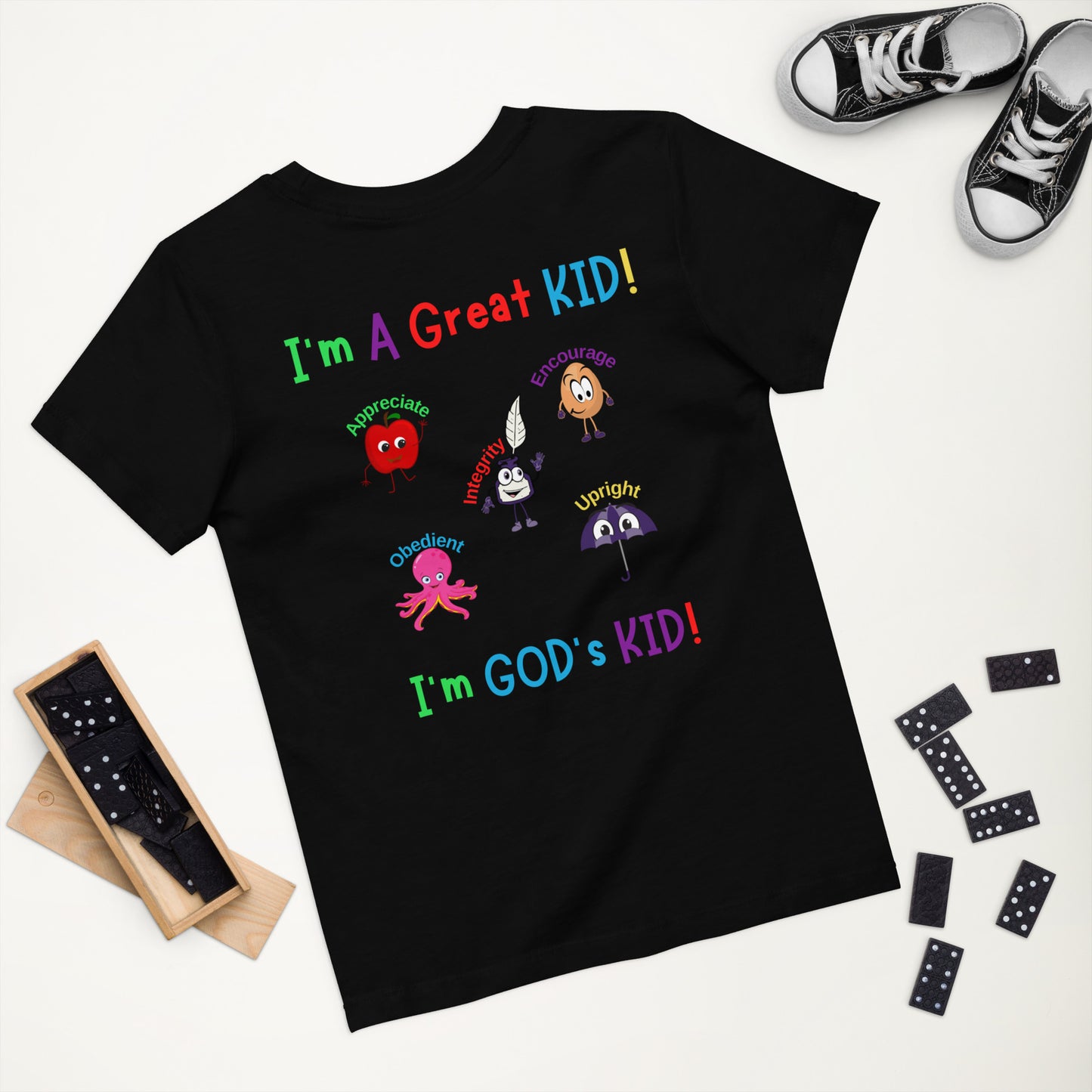 KOC Kids I'm A Great Kid, I'm God's Kids - Organic cotton kids t-shirt