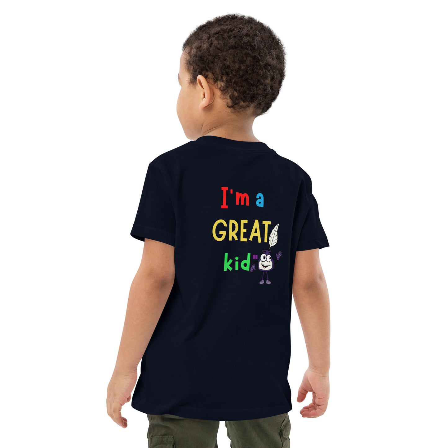 KOC Kids Having A Great Day Because... - Organic cotton kids t-shirt