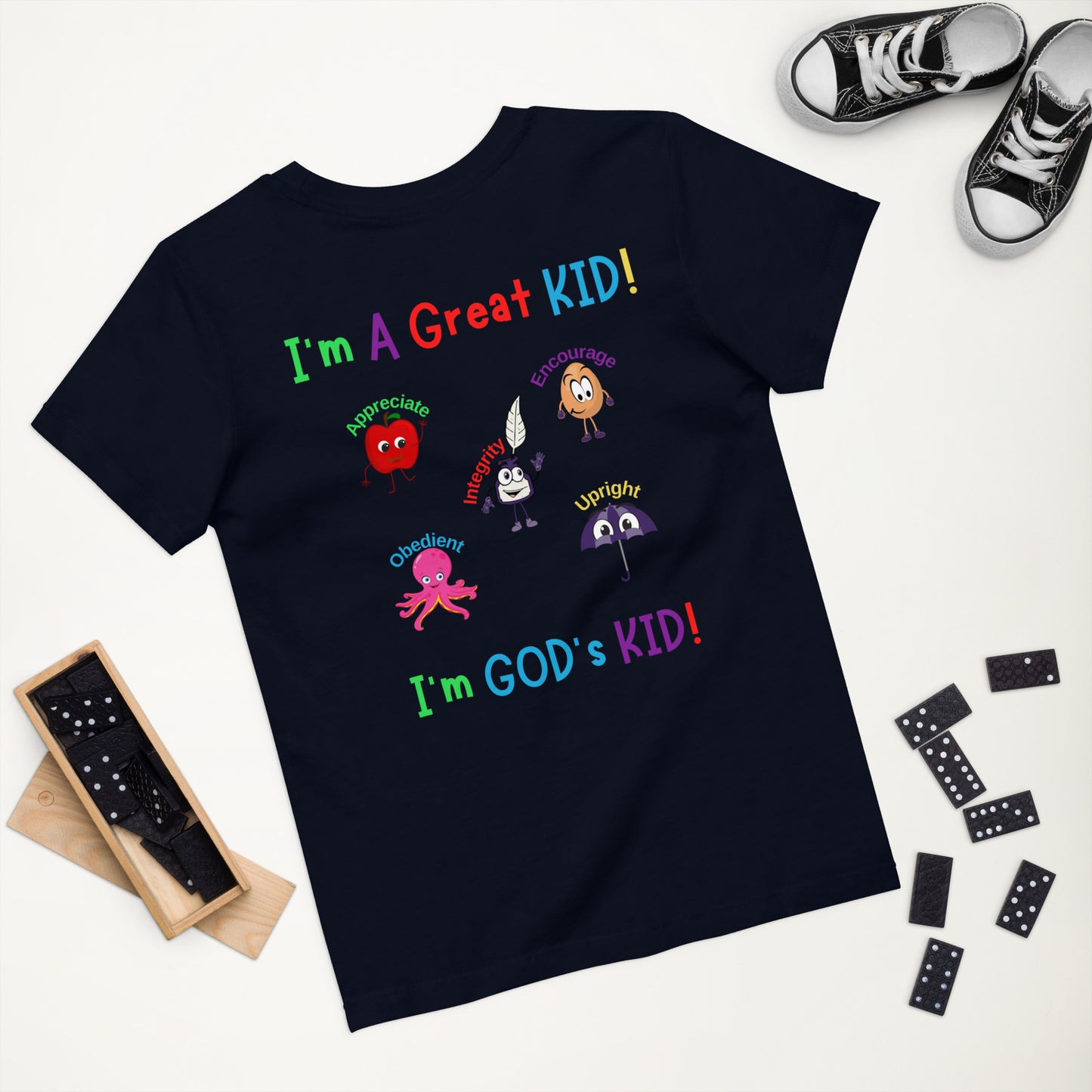 KOC Kids I'm A Great Kid, I'm God's Kids - Organic cotton kids t-shirt
