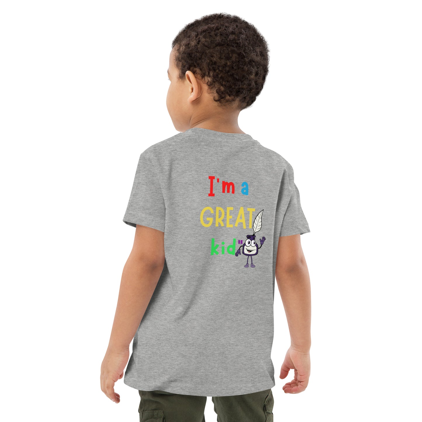 KOC Kids Having A Great Day Because... - Organic cotton kids t-shirt