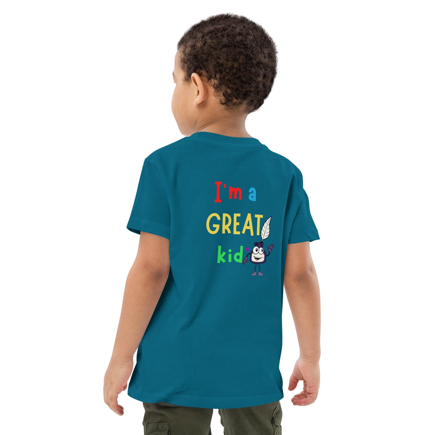 KOC Kids Having A Great Day Because... - Organic cotton kids t-shirt