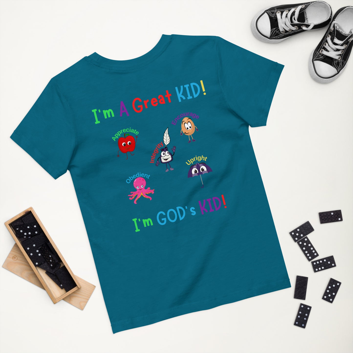 KOC Kids I'm A Great Kid, I'm God's Kids - Organic cotton kids t-shirt