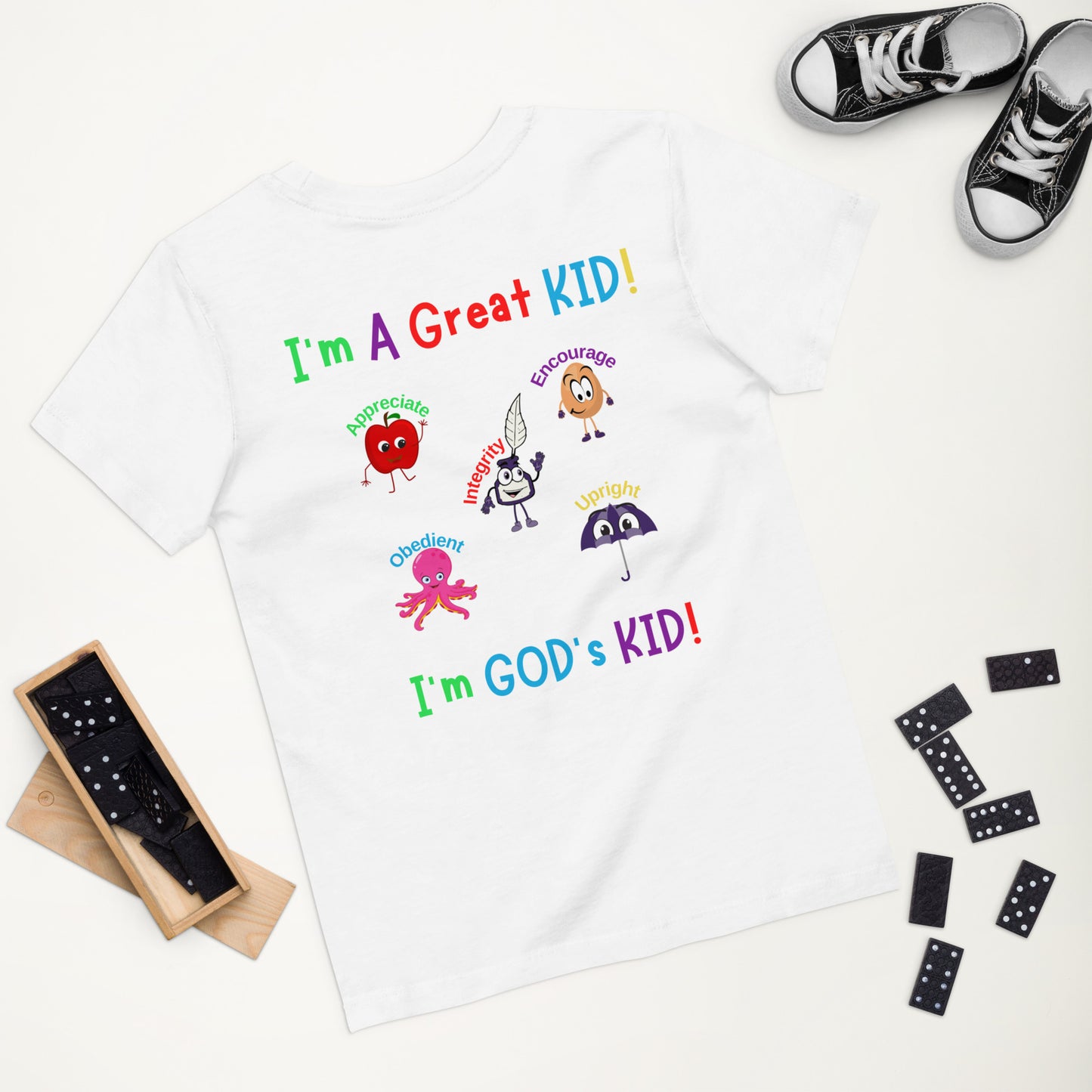 KOC Kids I'm A Great Kid, I'm God's Kids - Organic cotton kids t-shirt