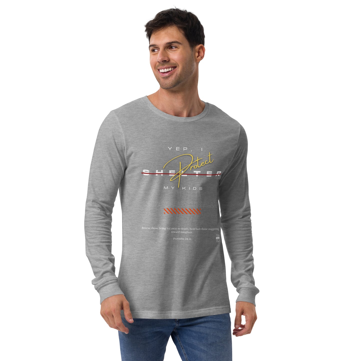 BKOC - "Yep, I Protect My Kids Unapologetically" - Unisex Long Sleeve Tee