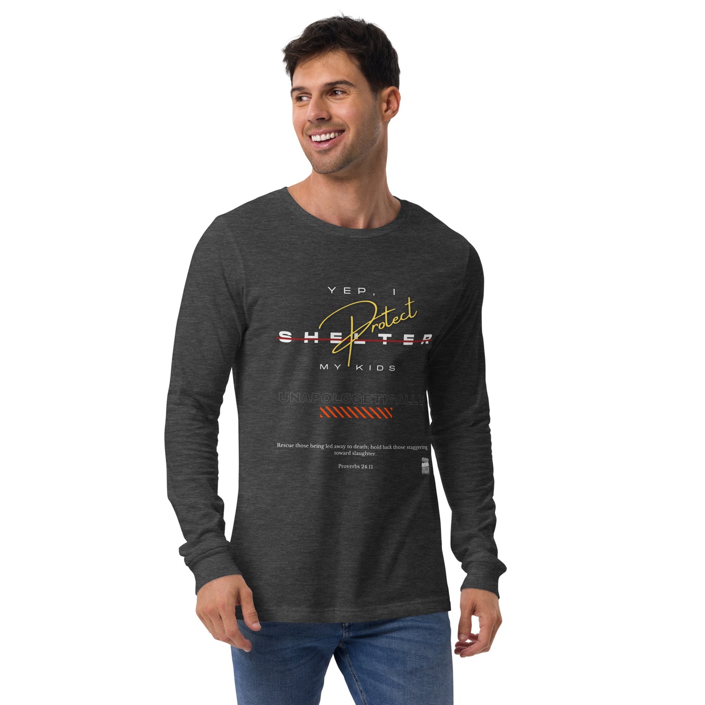 BKOC - "Yep, I Protect My Kids Unapologetically" - Unisex Long Sleeve Tee