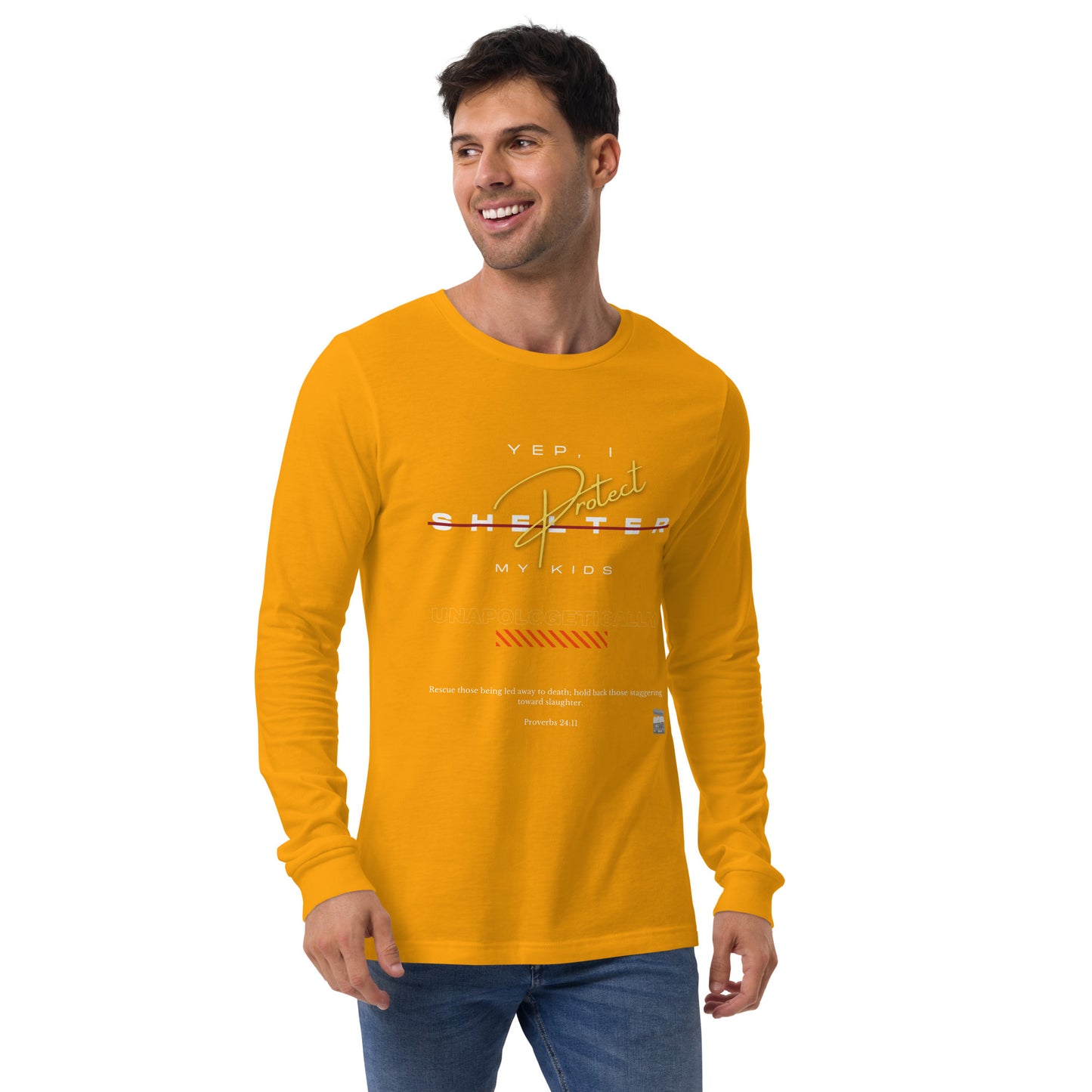 BKOC - "Yep, I Protect My Kids Unapologetically" - Unisex Long Sleeve Tee