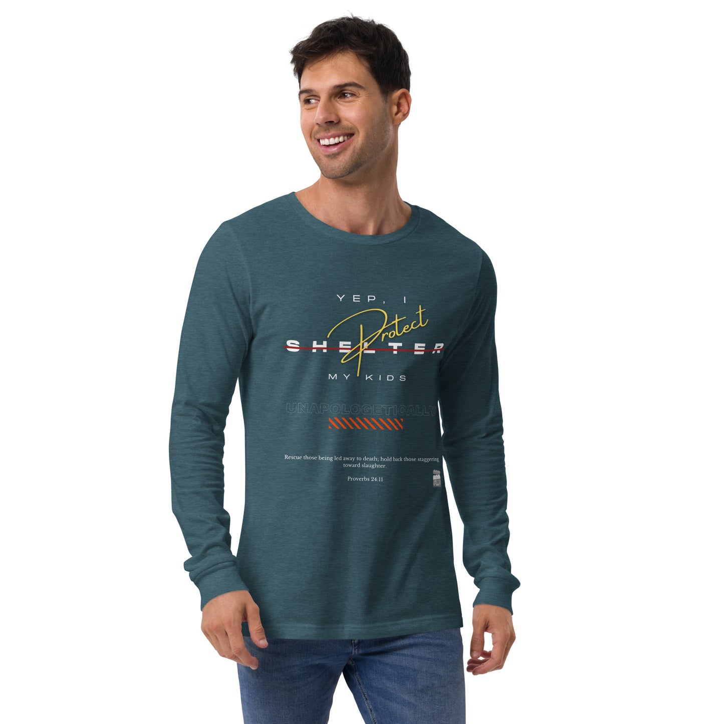 BKOC - "Yep, I Protect My Kids Unapologetically" - Unisex Long Sleeve Tee