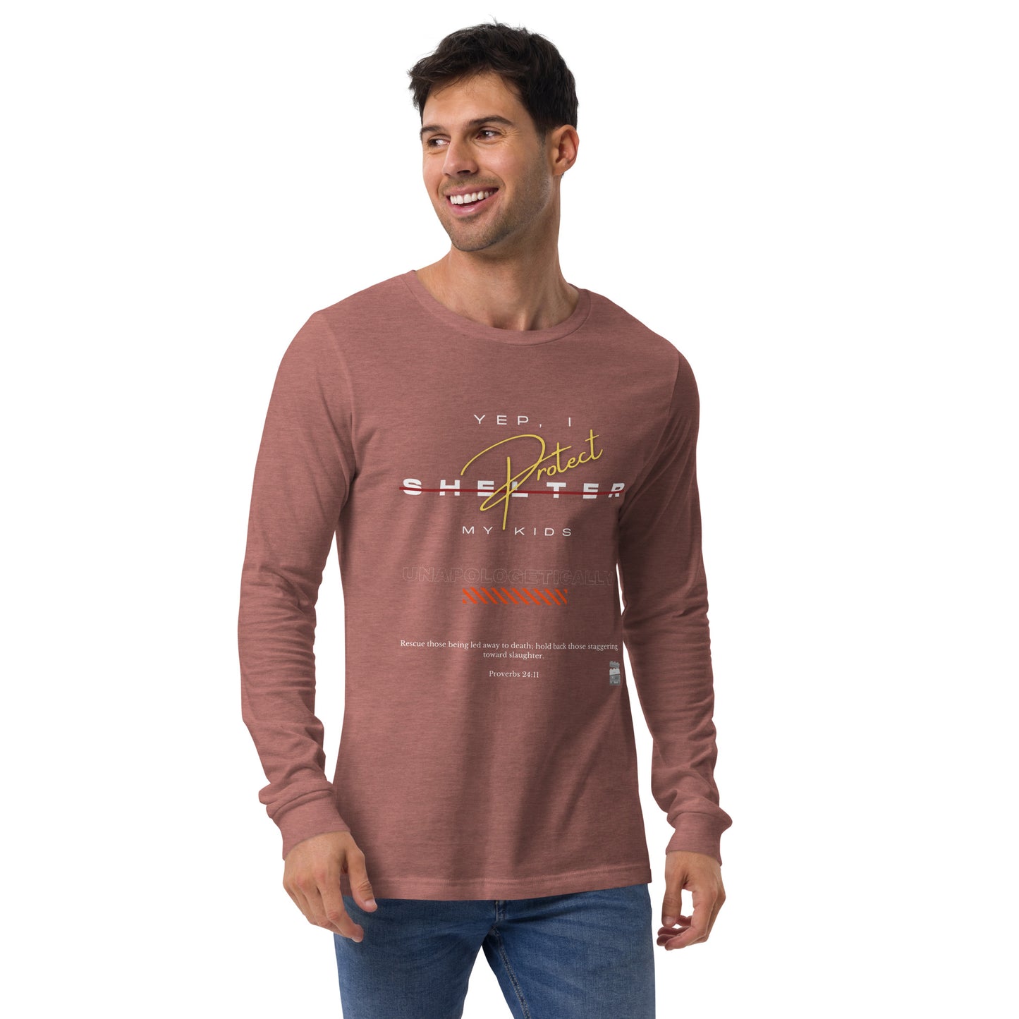 BKOC - "Yep, I Protect My Kids Unapologetically" - Unisex Long Sleeve Tee