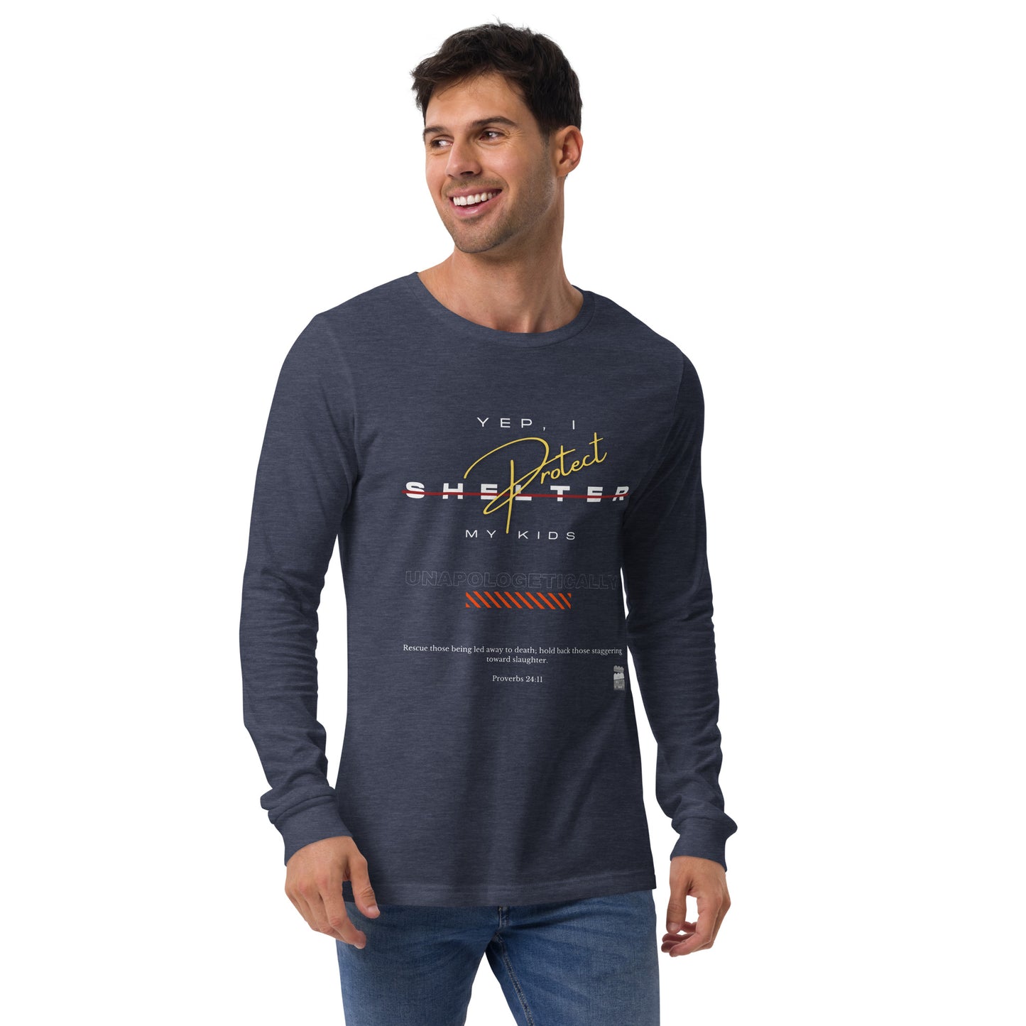 BKOC - "Yep, I Protect My Kids Unapologetically" - Unisex Long Sleeve Tee