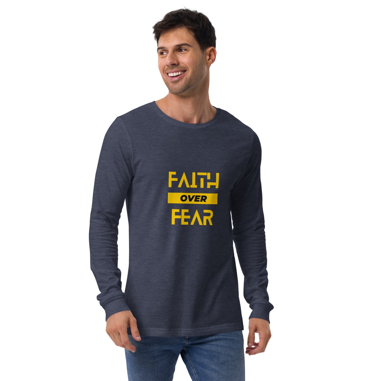 BKOC - "Faith Over Fear" - Unisex Long Sleeve Tee