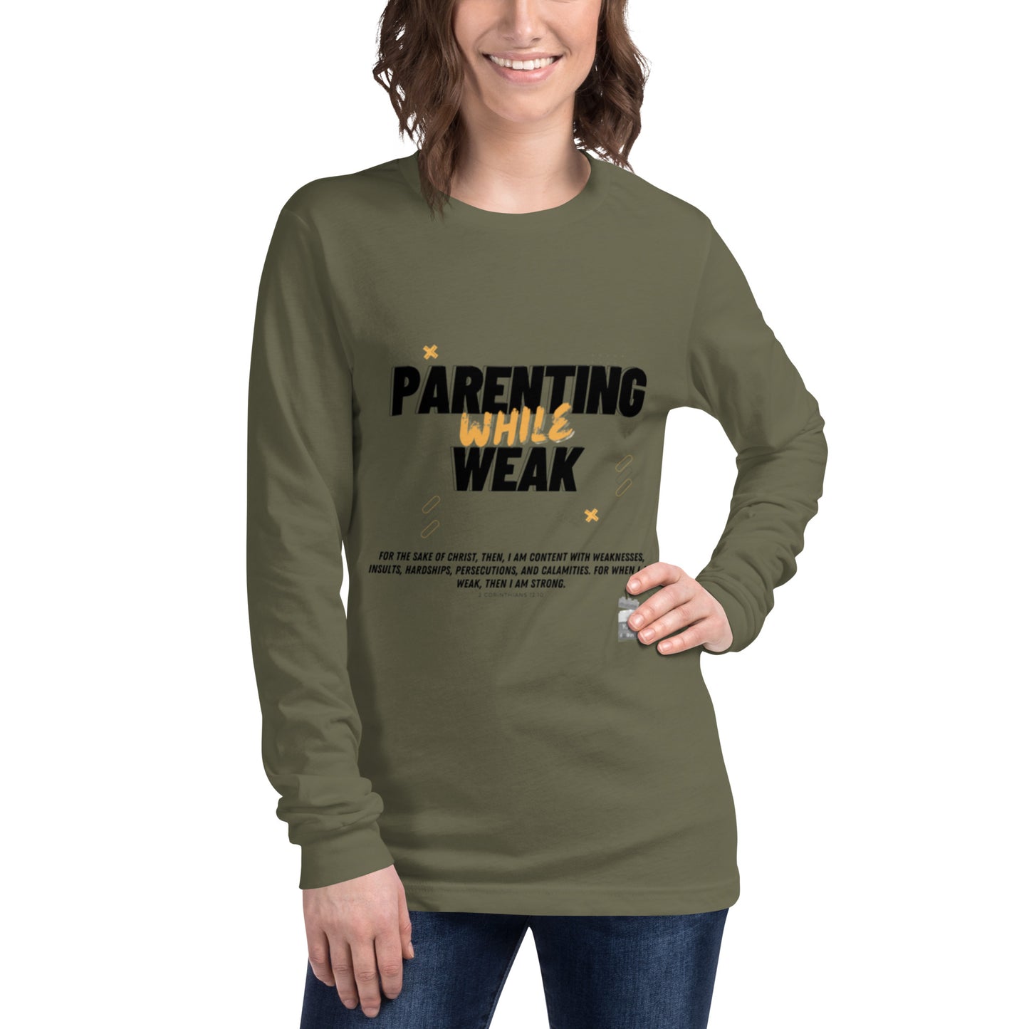 BKOC - "Parenting While Weak" - Unisex Long Sleeve Tee