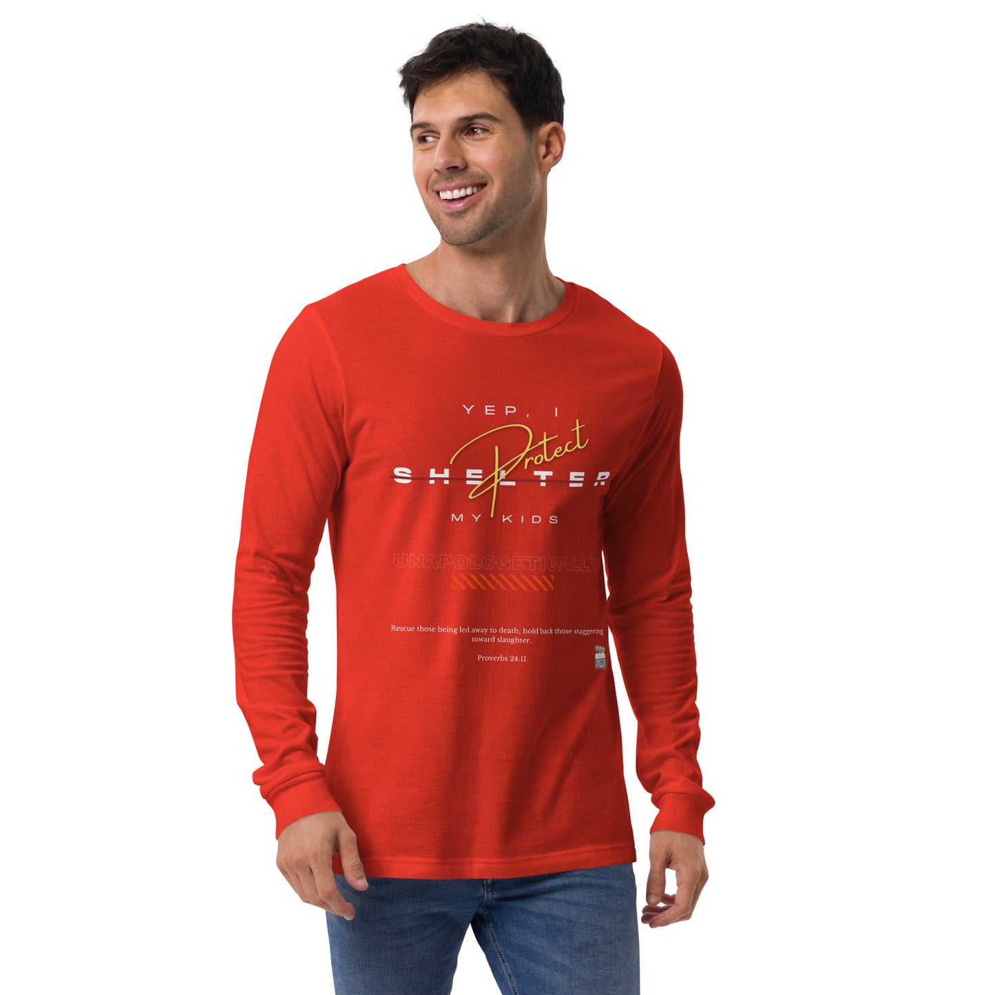 BKOC - "Yep, I Protect My Kids Unapologetically" - Unisex Long Sleeve Tee