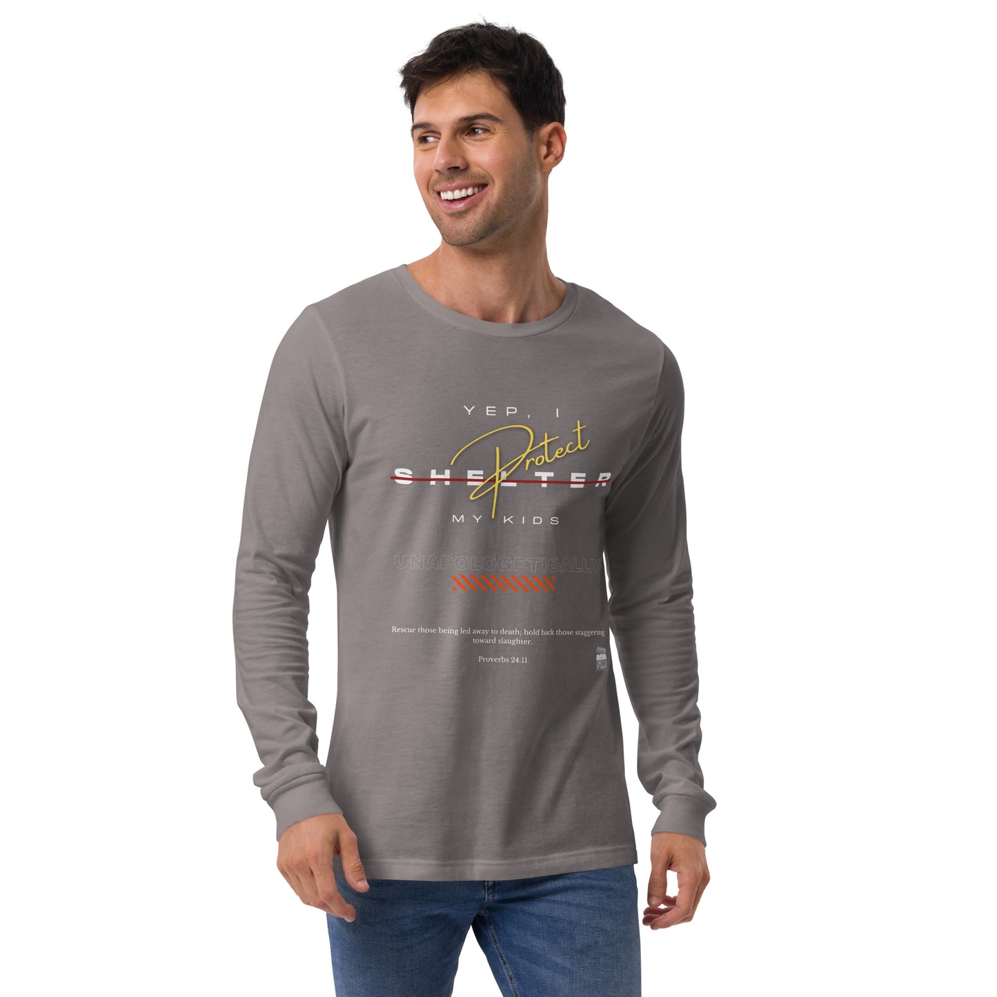 BKOC - "Yep, I Protect My Kids Unapologetically" - Unisex Long Sleeve Tee