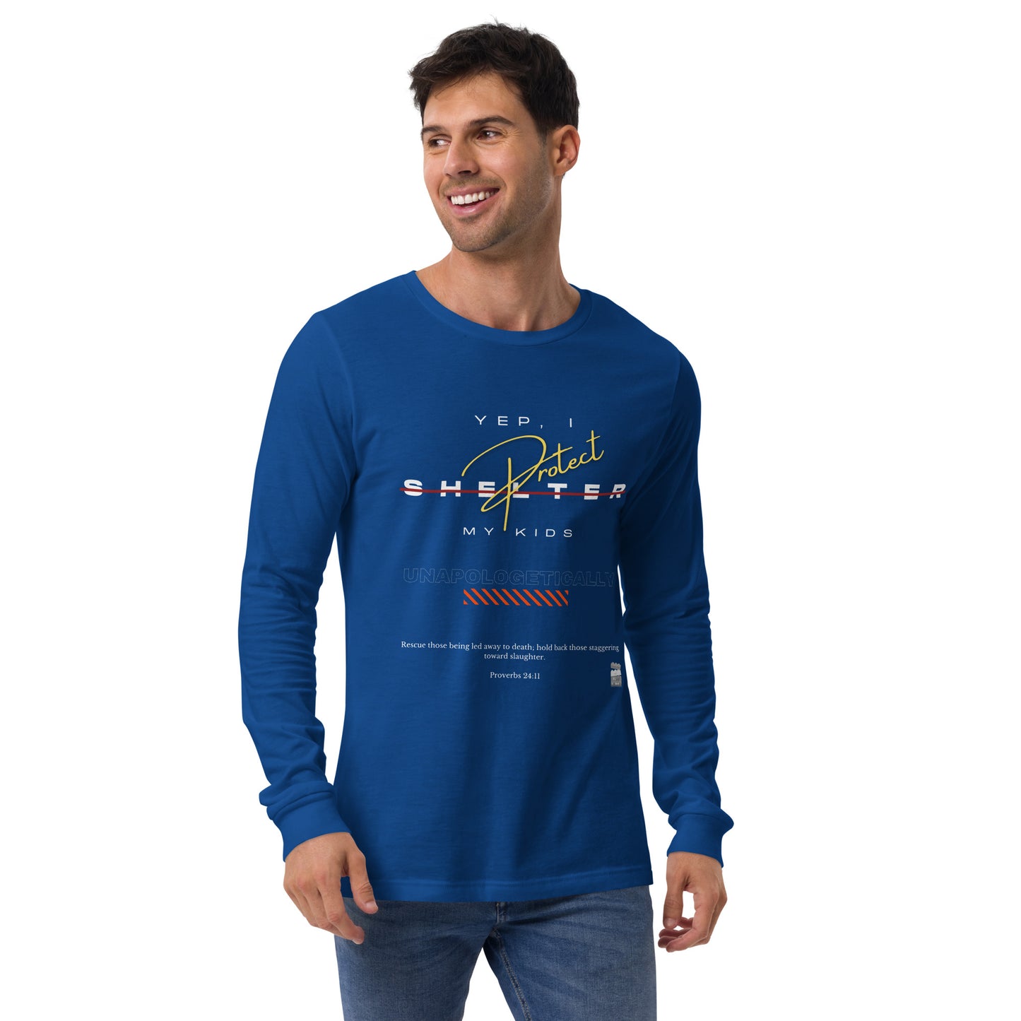BKOC - "Yep, I Protect My Kids Unapologetically" - Unisex Long Sleeve Tee