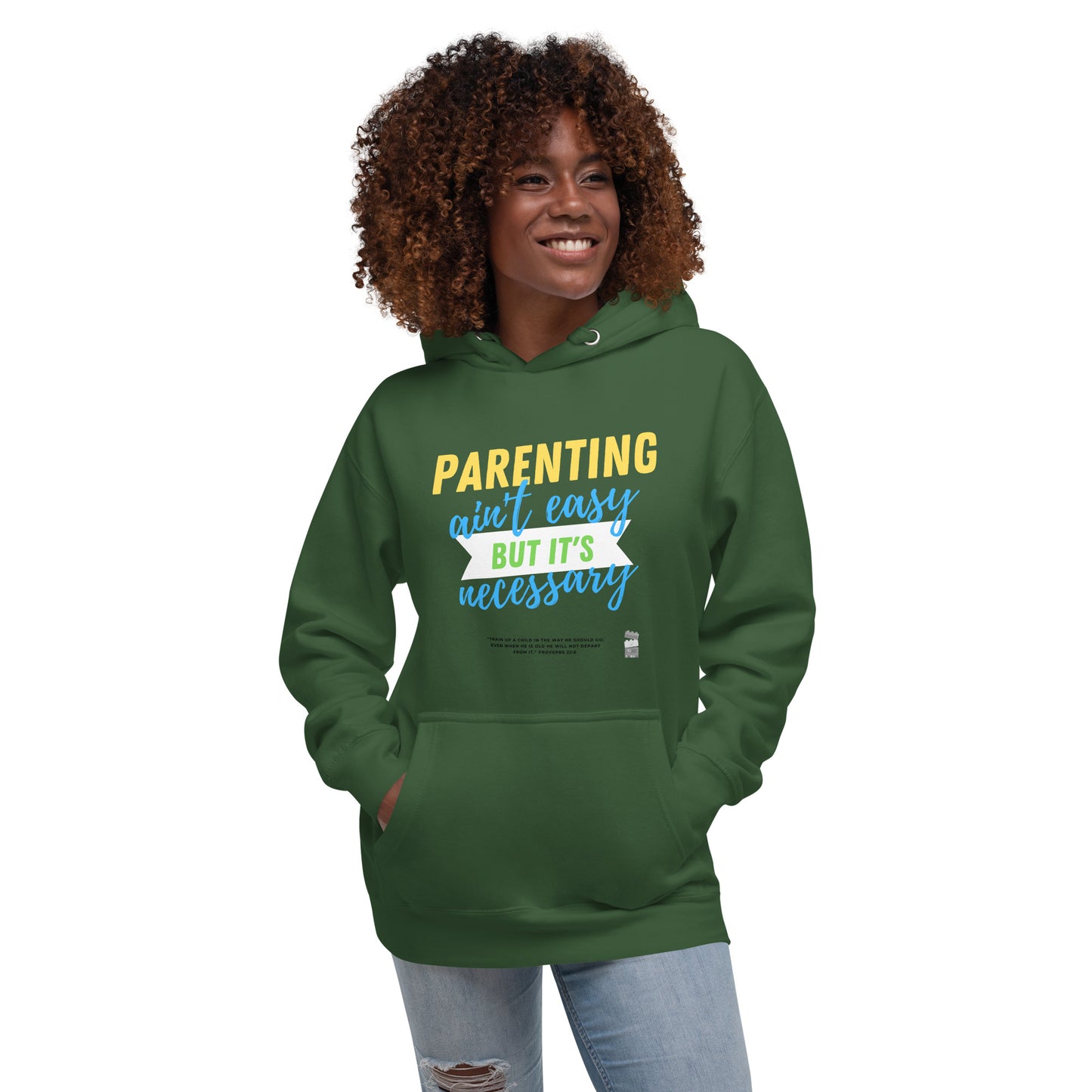 BKOC - "Parenting Ain't Easy but It's Necessary" - Unisex Hoodie
