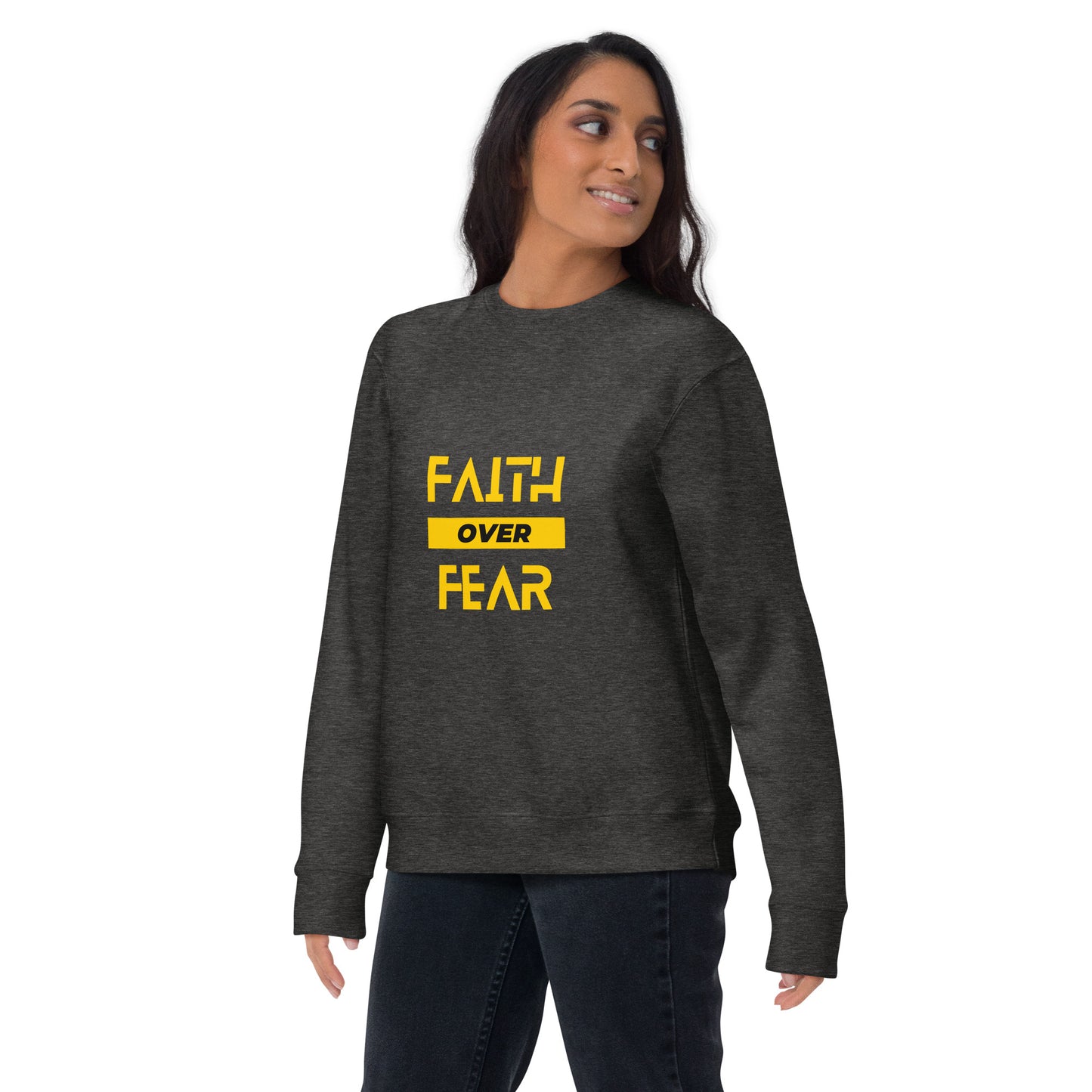 BKOC - "Faith Over Fear" - Unisex Premium Sweatshirt