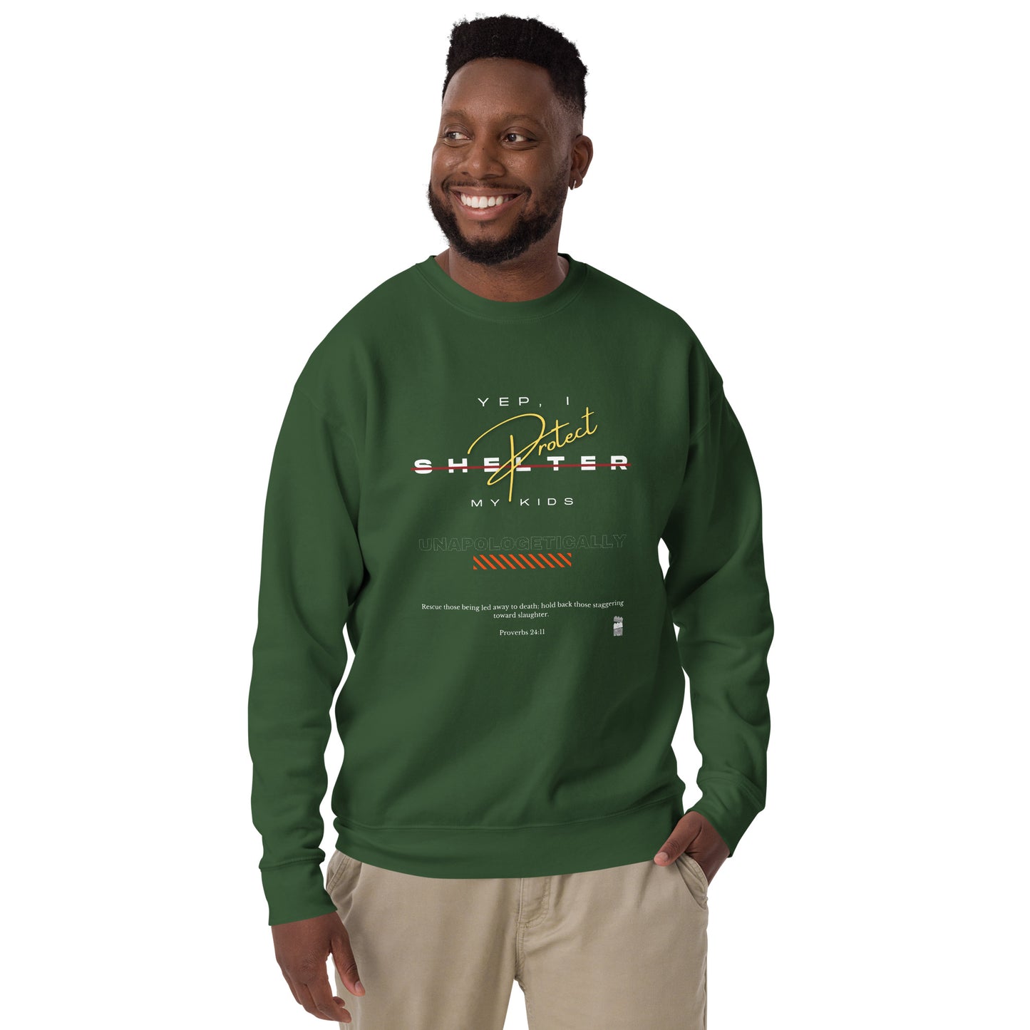 BKOC - "Yep, I Protect My Kids Unapologetically"- Unisex Premium Sweatshirt