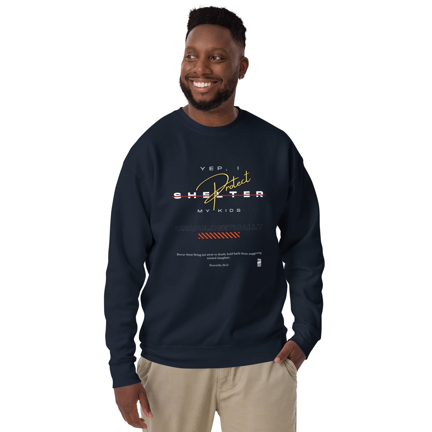 BKOC - "Yep, I Protect My Kids Unapologetically"- Unisex Premium Sweatshirt