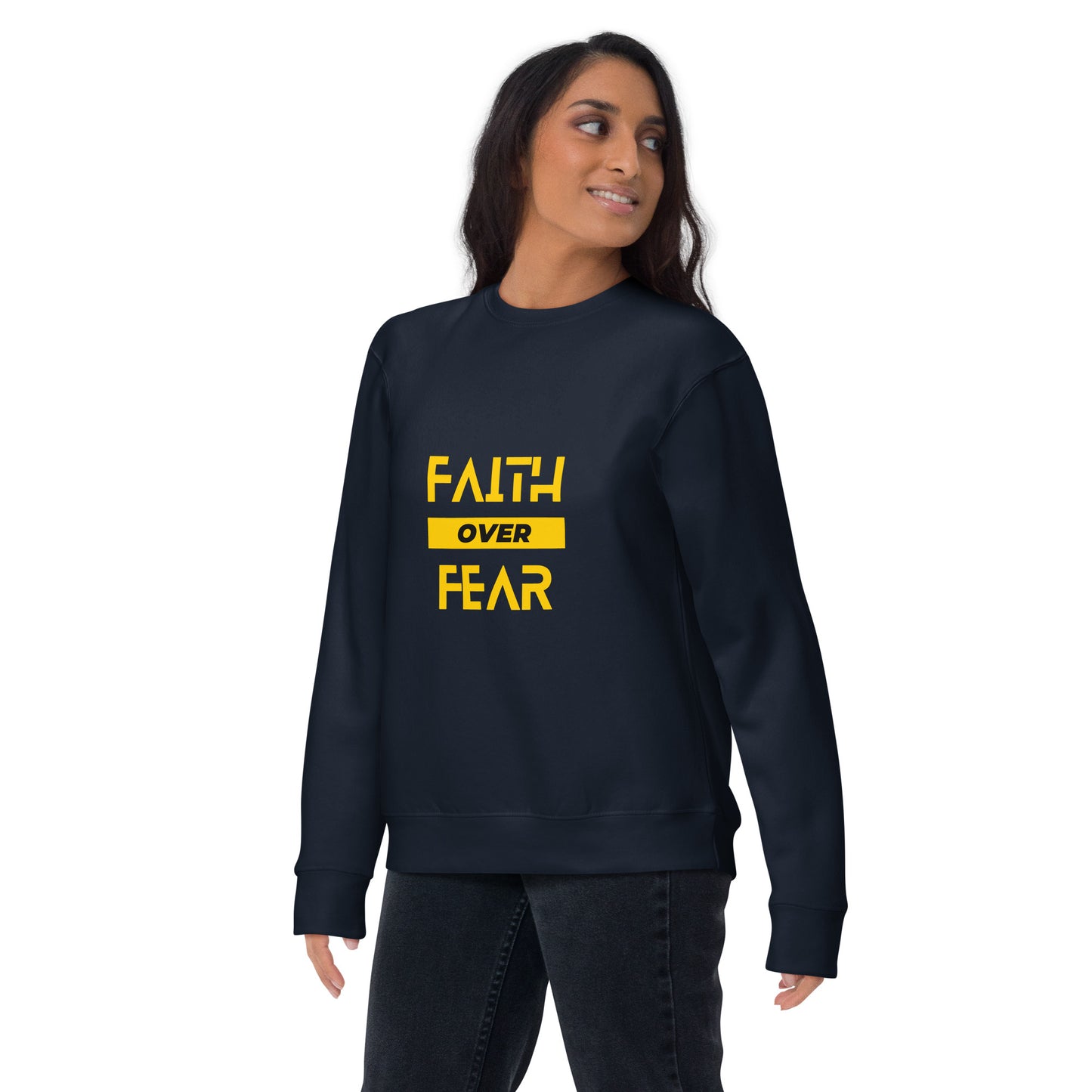 BKOC - "Faith Over Fear" - Unisex Premium Sweatshirt