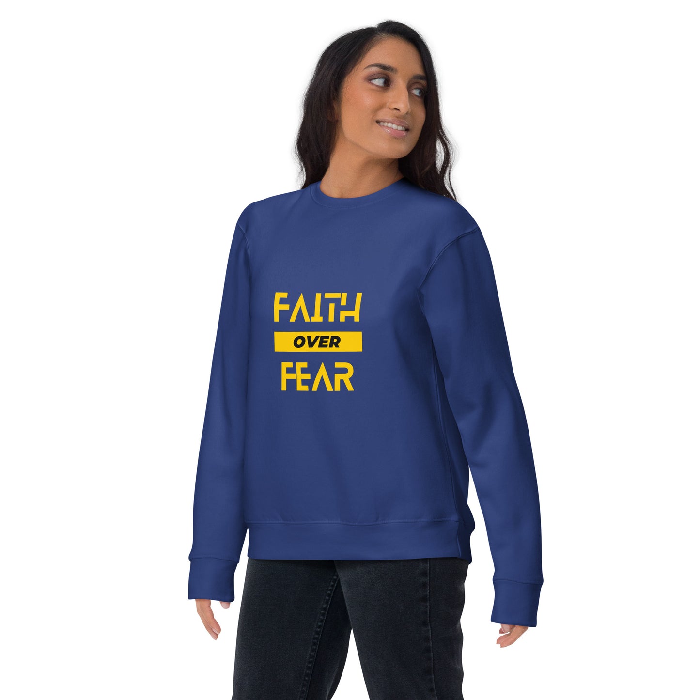 BKOC - "Faith Over Fear" - Unisex Premium Sweatshirt