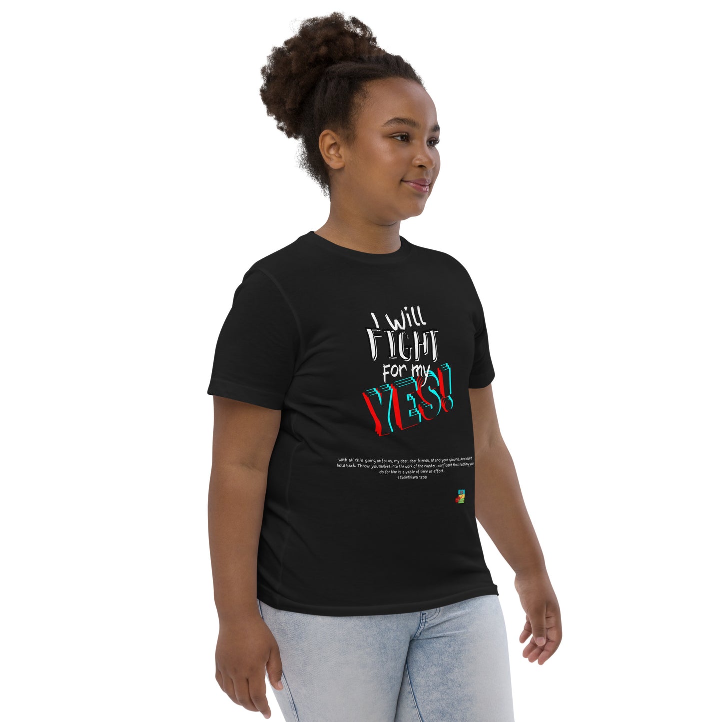 KOC Kids I Will Fight For My Yes - Youth T-shirt