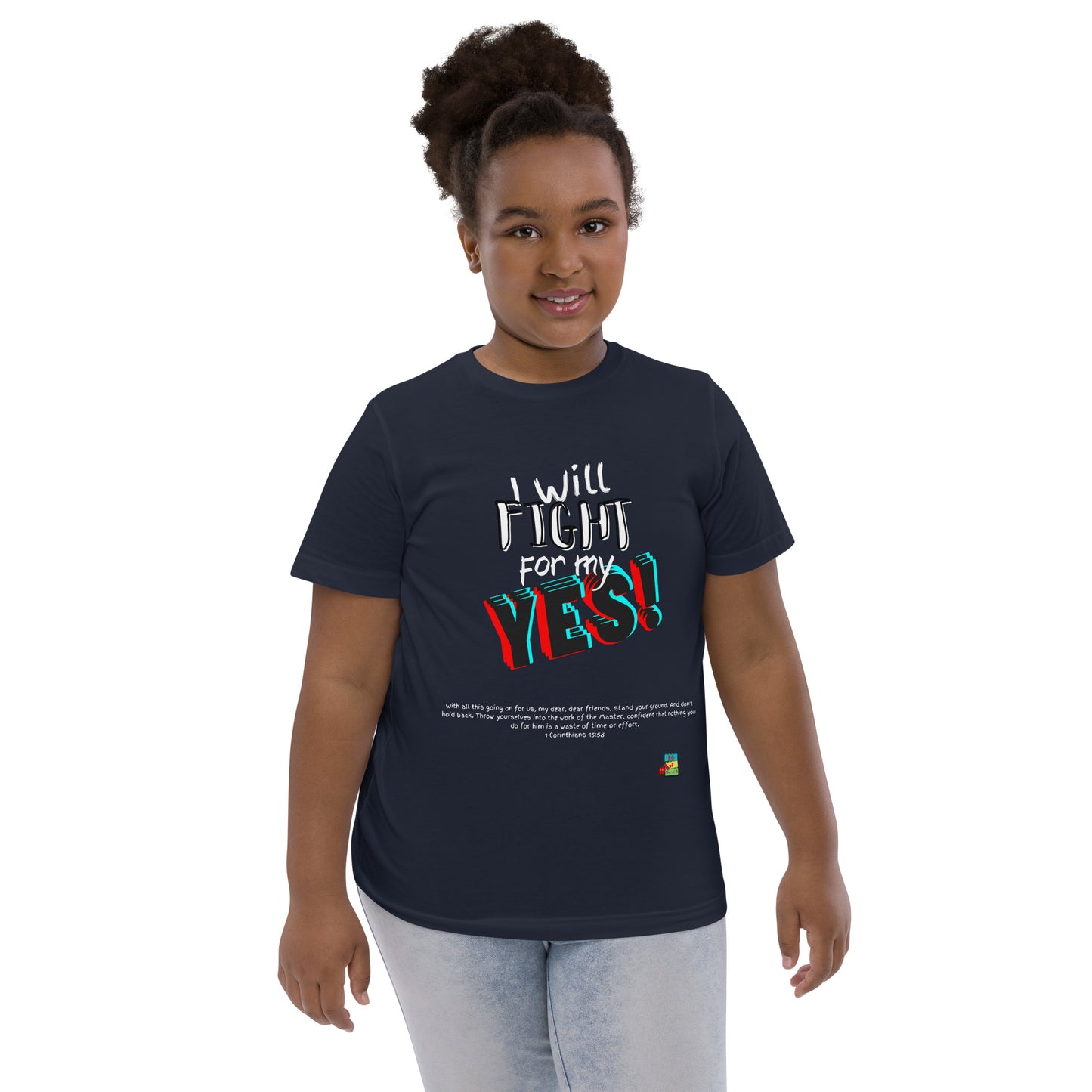 KOC Kids I Will Fight For My Yes - Youth T-shirt
