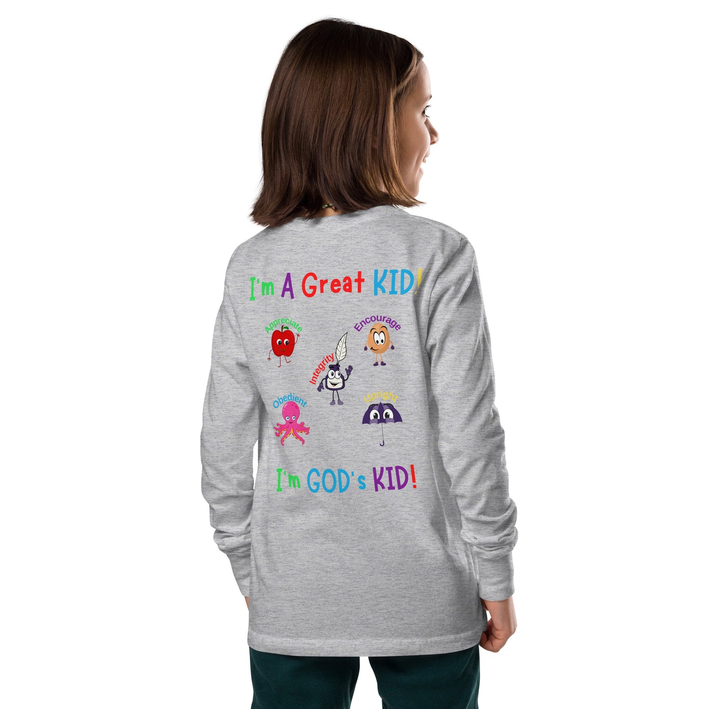 KOC Kids I'm A Great Kid - Youth Long Sleeve T-Shirt