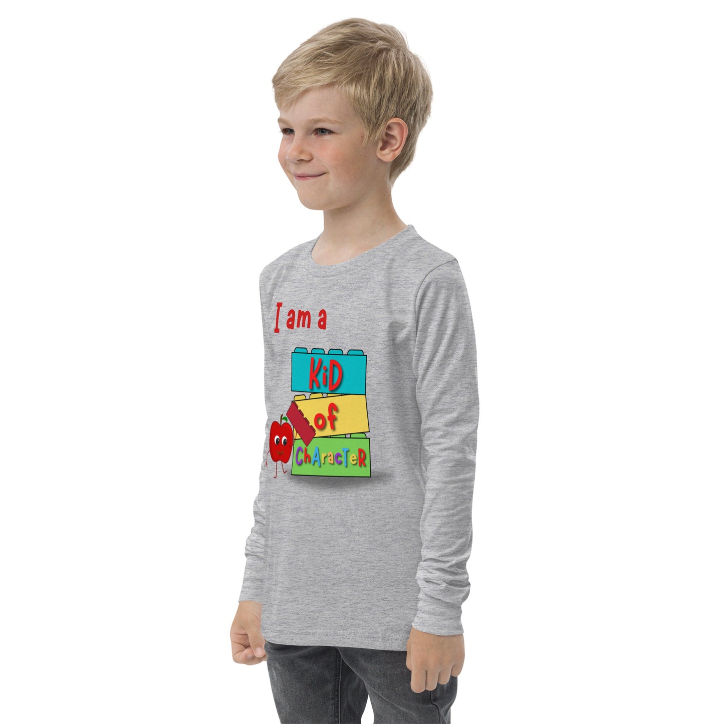 KOC Kids I Am A Kid of Character - Youth long sleeve tee