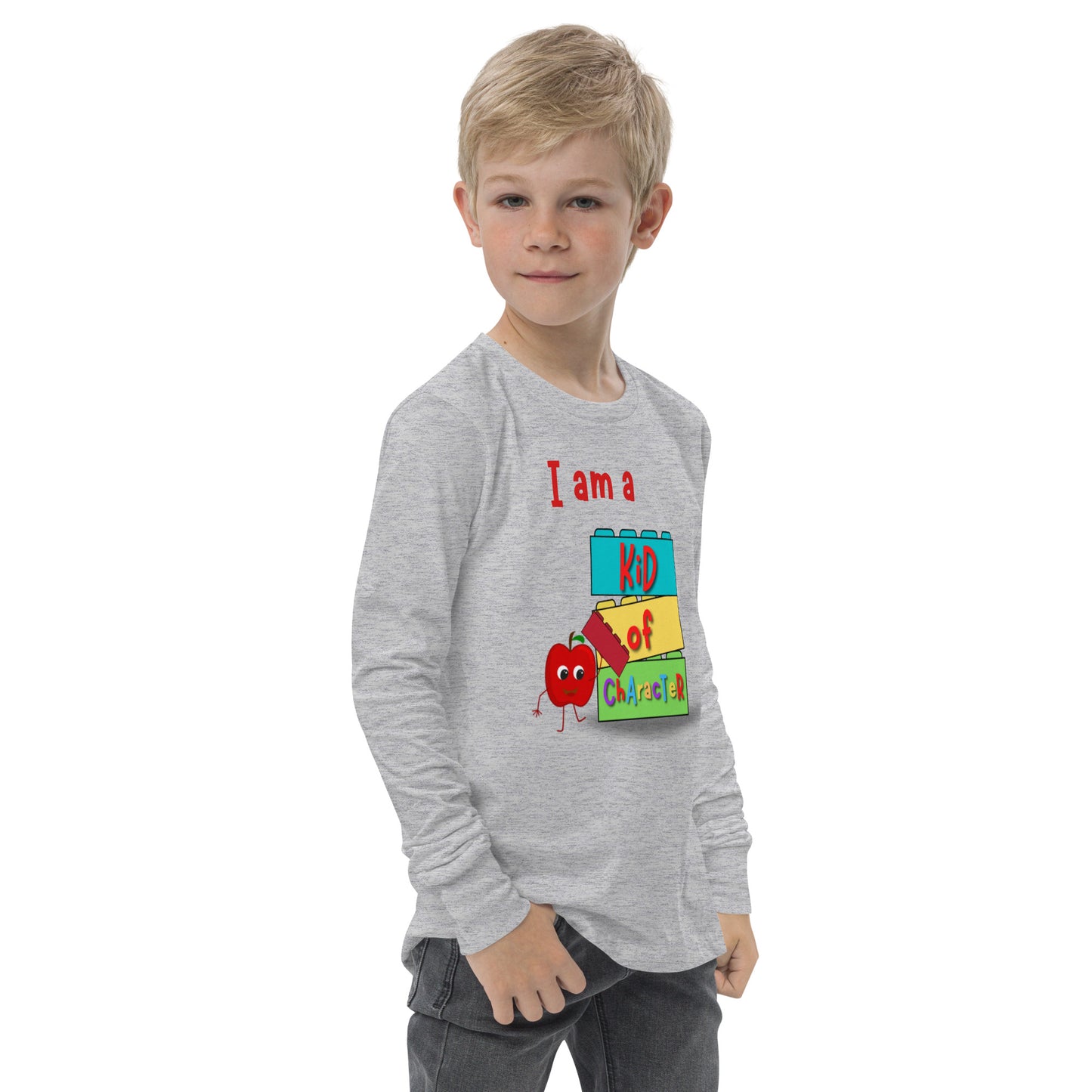 KOC Kids I Am A Kid of Character - Youth long sleeve tee