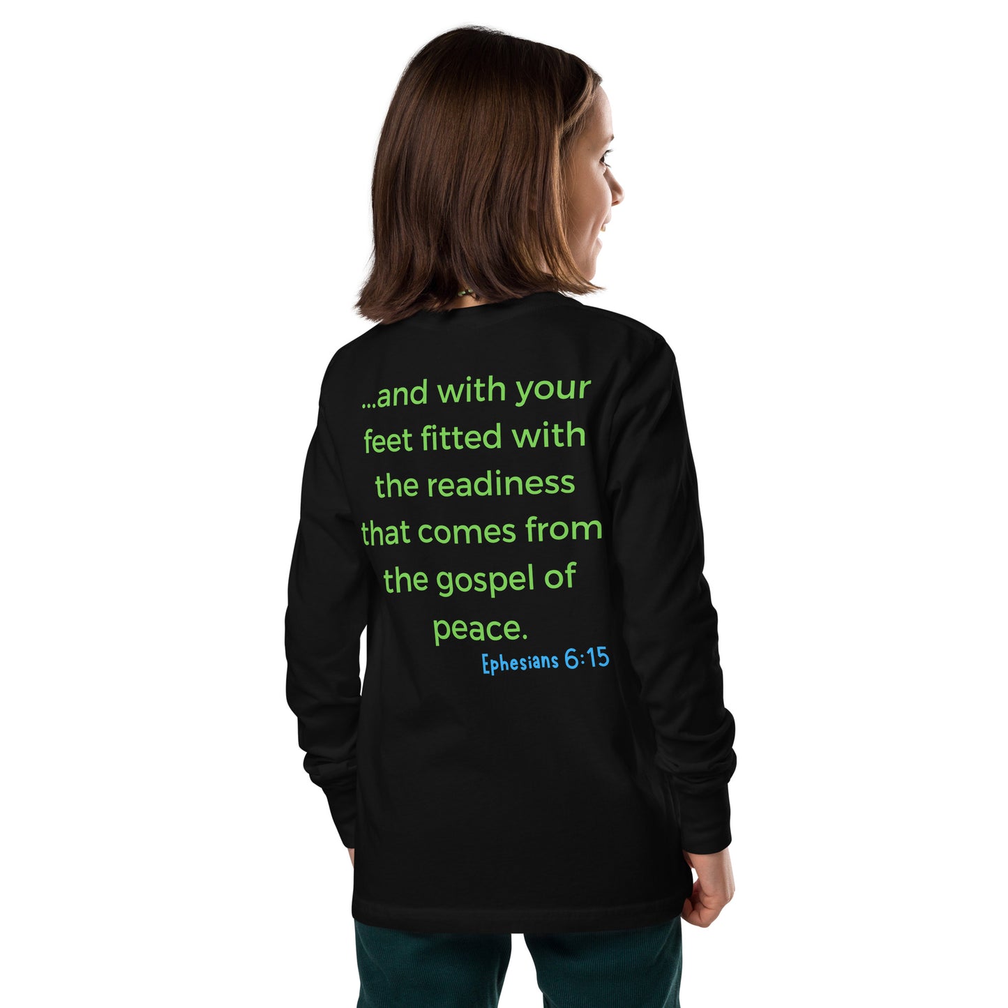 KOC Kids Peacemaker Not A Troublemaker - Youth long sleeve tee
