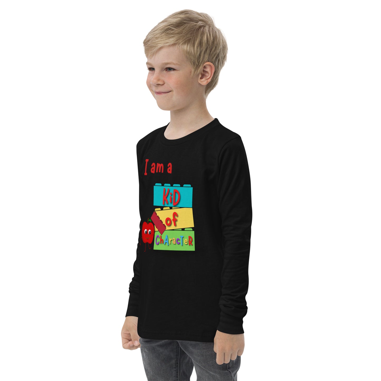 KOC Kids I Am A Kid of Character - Youth long sleeve tee