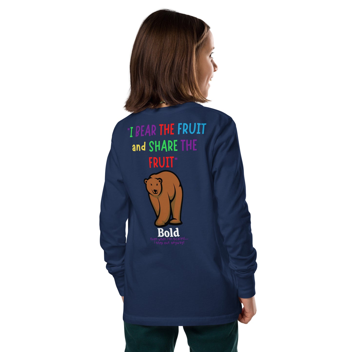 KOC Kids I Bear The Fruit And Share The Fruit - Youth long sleeve tee