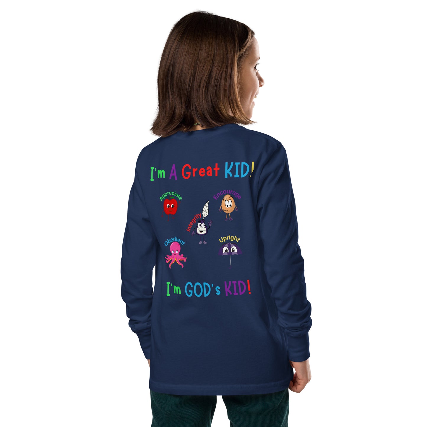 KOC Kids I'm A Great Kid - Youth Long Sleeve T-Shirt
