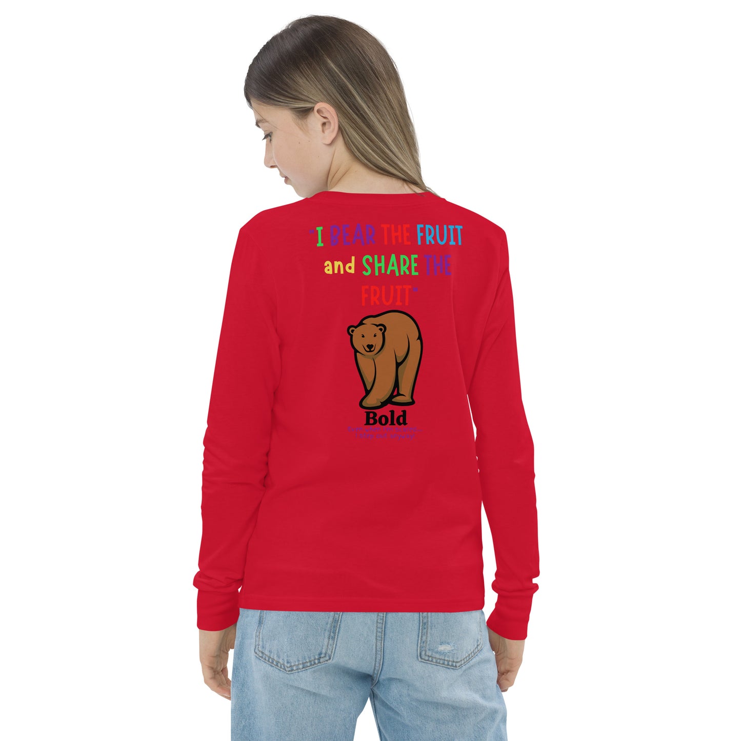 KOC Kids I Bear The Fruit And Share The Fruit - Youth long sleeve tee
