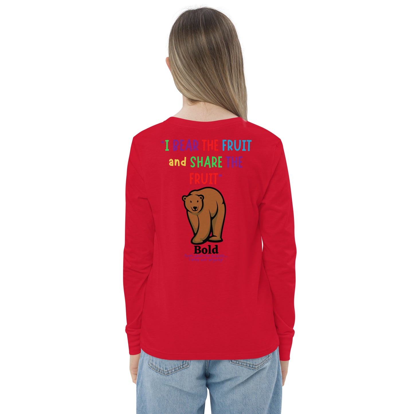 KOC Kids I Bear The Fruit And Share The Fruit - Youth long sleeve tee