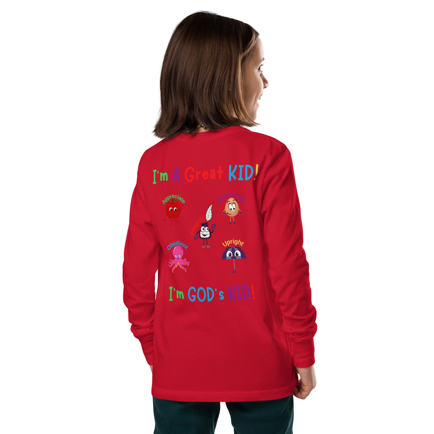KOC Kids I'm A Great Kid - Youth Long Sleeve T-Shirt
