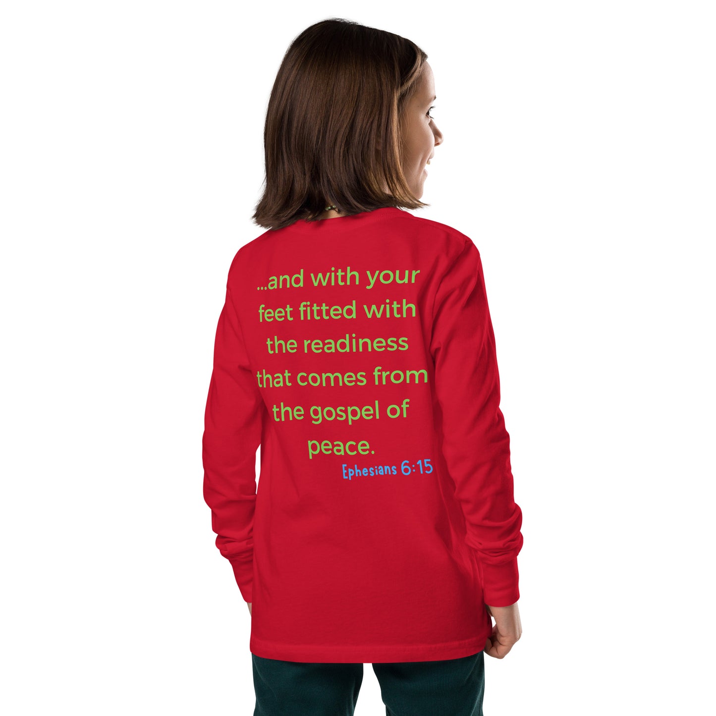 KOC Kids Peacemaker Not A Troublemaker - Youth long sleeve tee