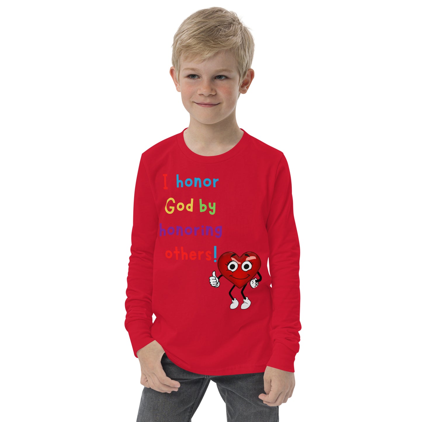 KOC Kids I Have The Honor - Youth long sleeve tee