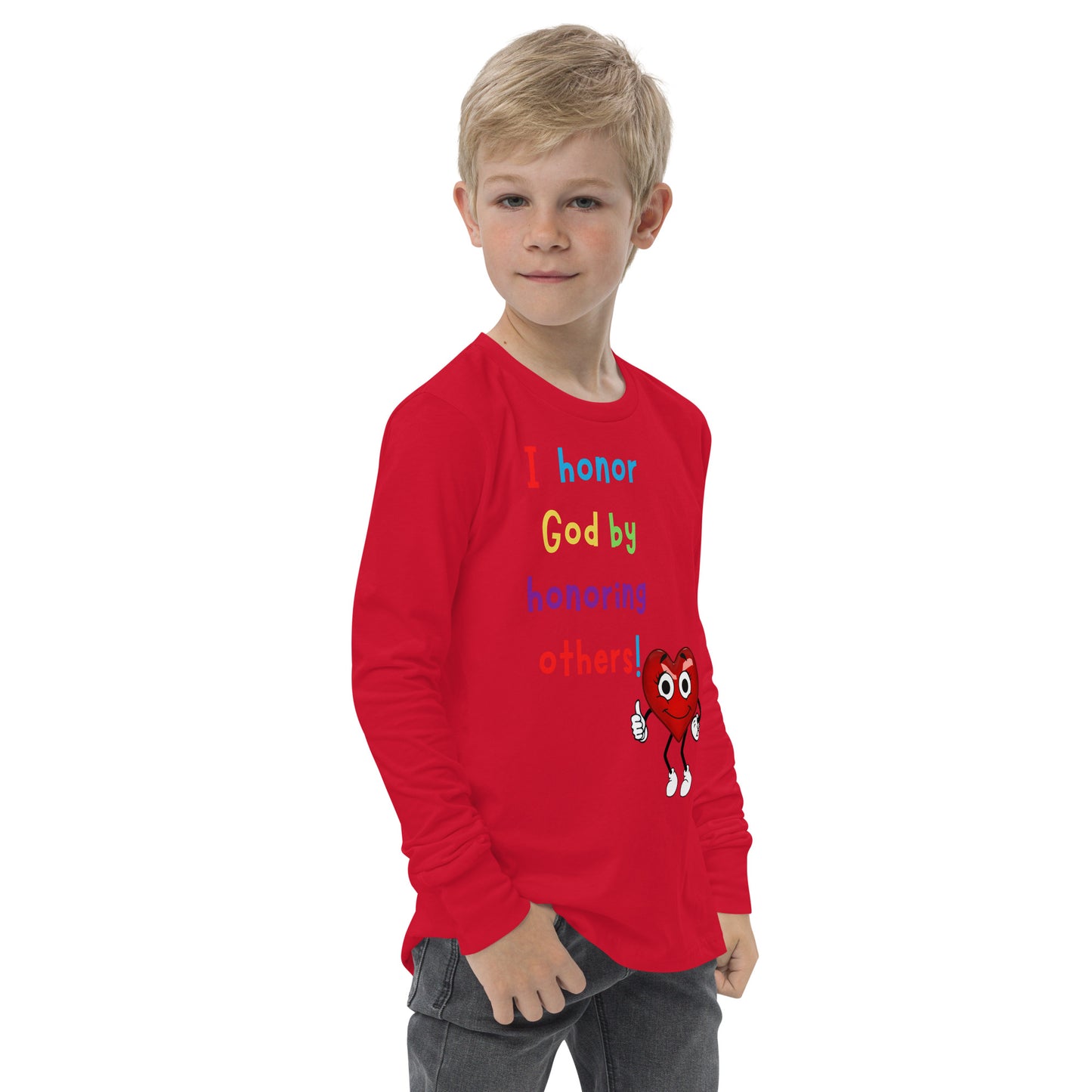 KOC Kids I Have The Honor - Youth long sleeve tee