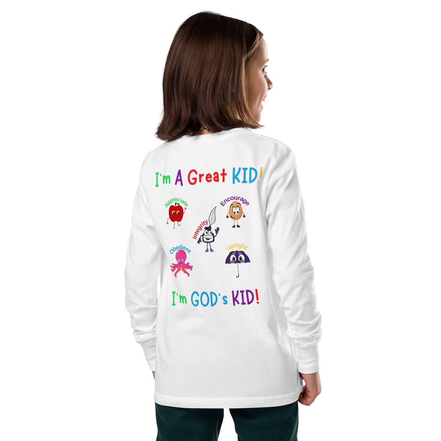 KOC Kids I'm A Great Kid - Youth Long Sleeve T-Shirt