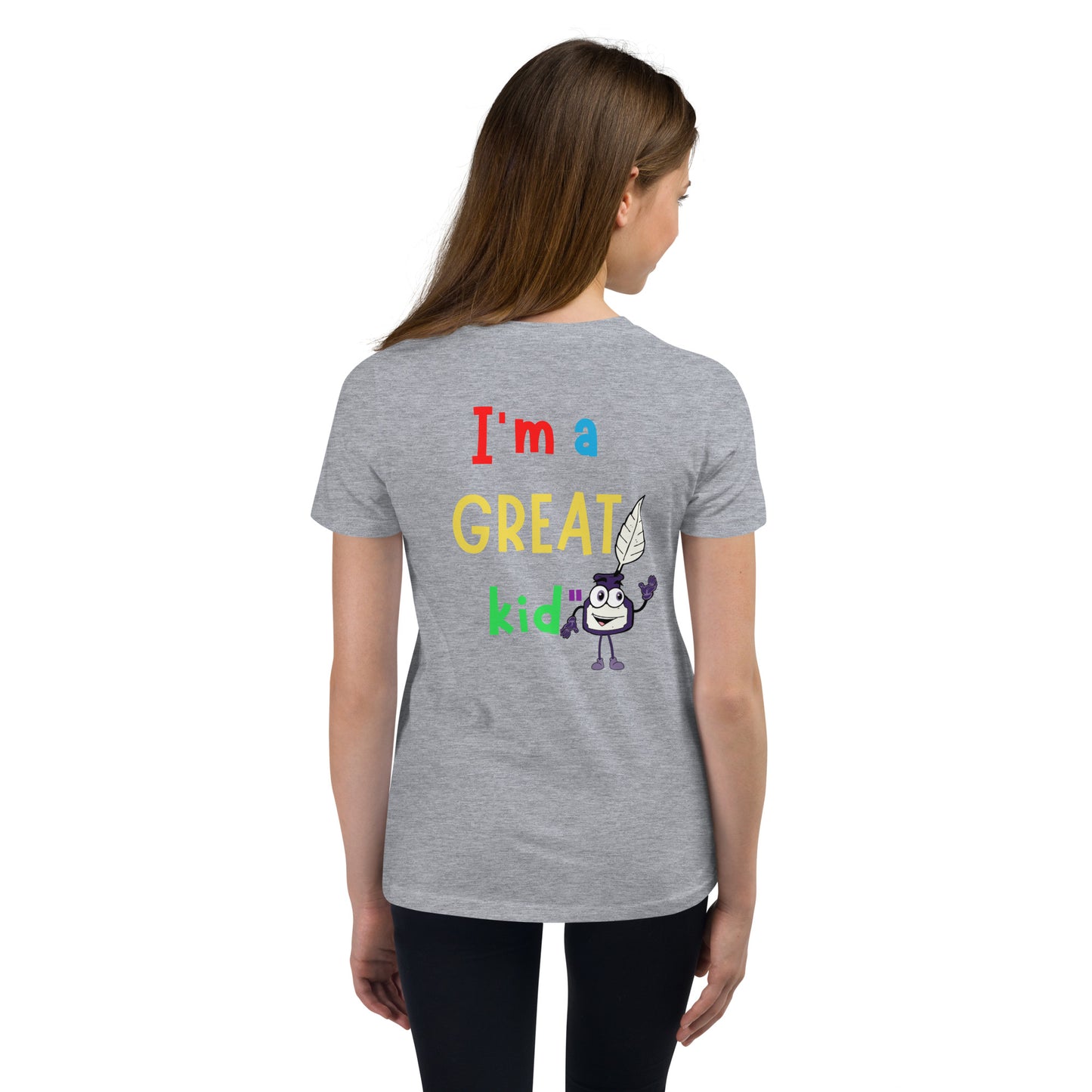 KOC Kids Having A Great Day Because - Youth Short Sleeve T-Shirt